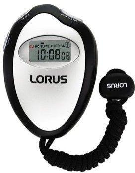 Lorus Sport Stop - Unisex - Chrono - Digital - Black / Silver R2319CX9 - Photo n°1