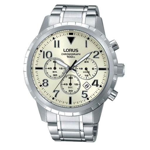 Lorus - Stainless Steel - Quartz - 45x52 Mm - 10 Atm - Stop - Chronograph RT333FX9 - Photo n°1