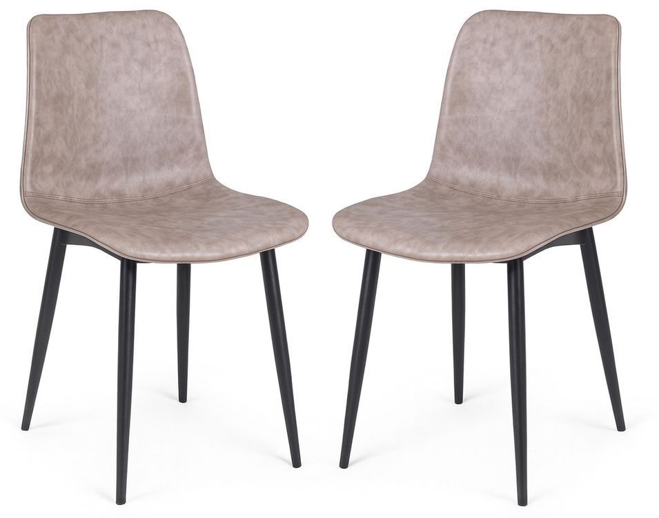 Lot de 2 chaises KYRA – Élégance Vintage - Photo n°1