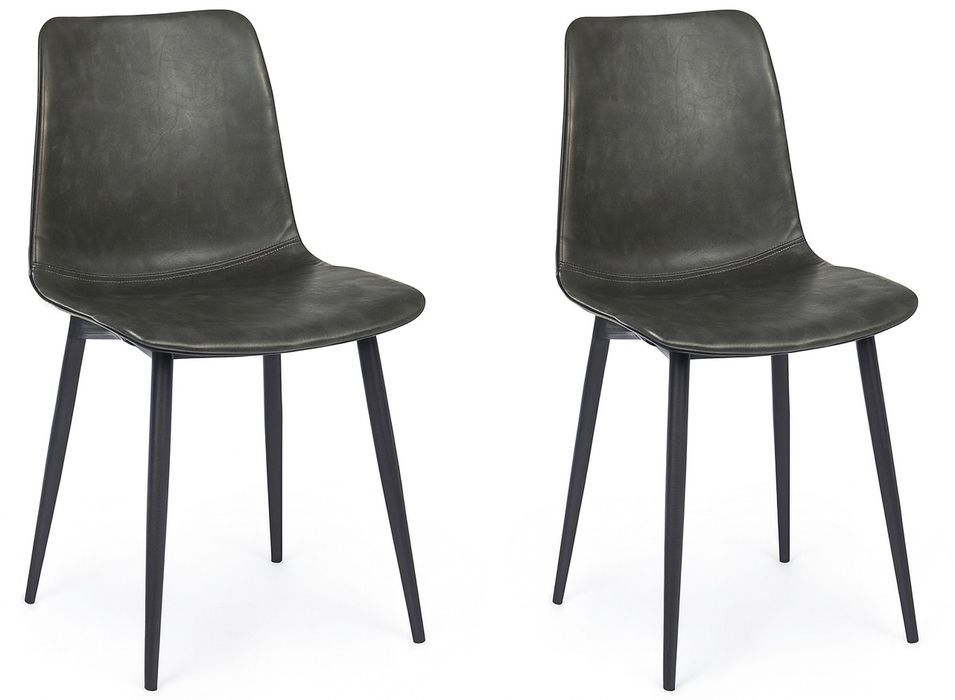 Lot de 2 chaises KYRA – Élégance Vintage - Photo n°1