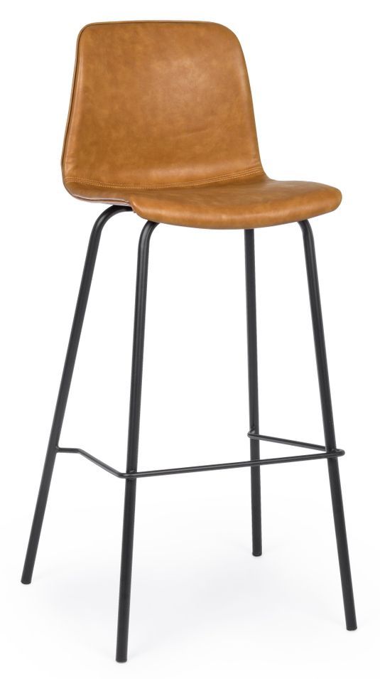 Lot de 2 tabourets de bar Kyra – Élégance Vintage - Photo n°1