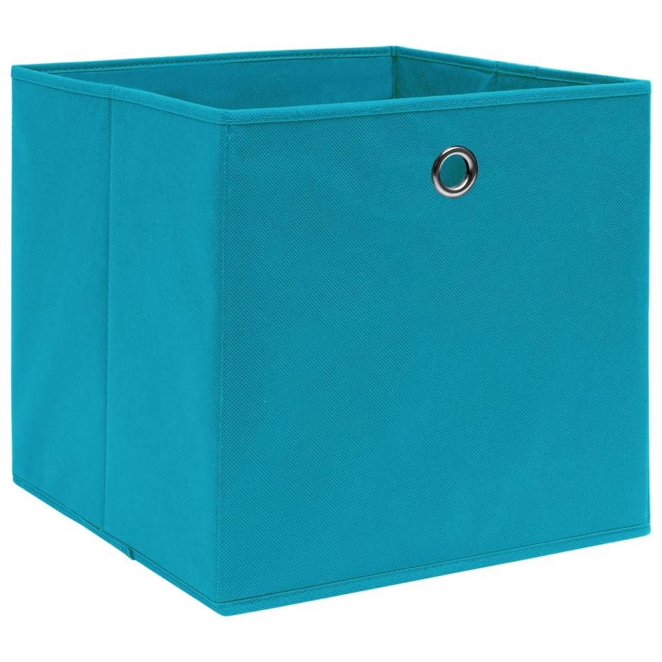 Lot de 4 boîtes de rangement pliables KLARY – Tissu Intissé - Photo n°1