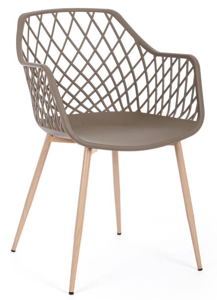 Lot de 4 chaises Optik - Polyvalentes pour intérieur et éxtérieur - Photo n°1