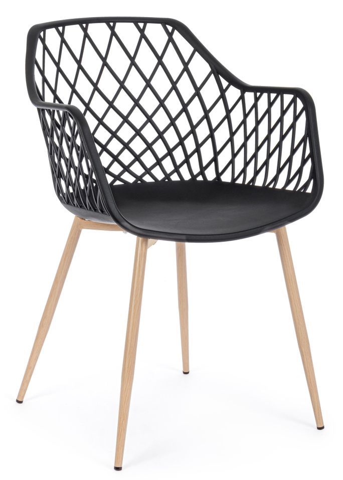 Lot de 4 chaises Optik - Polyvalentes pour intérieur et éxtérieur - Photo n°1