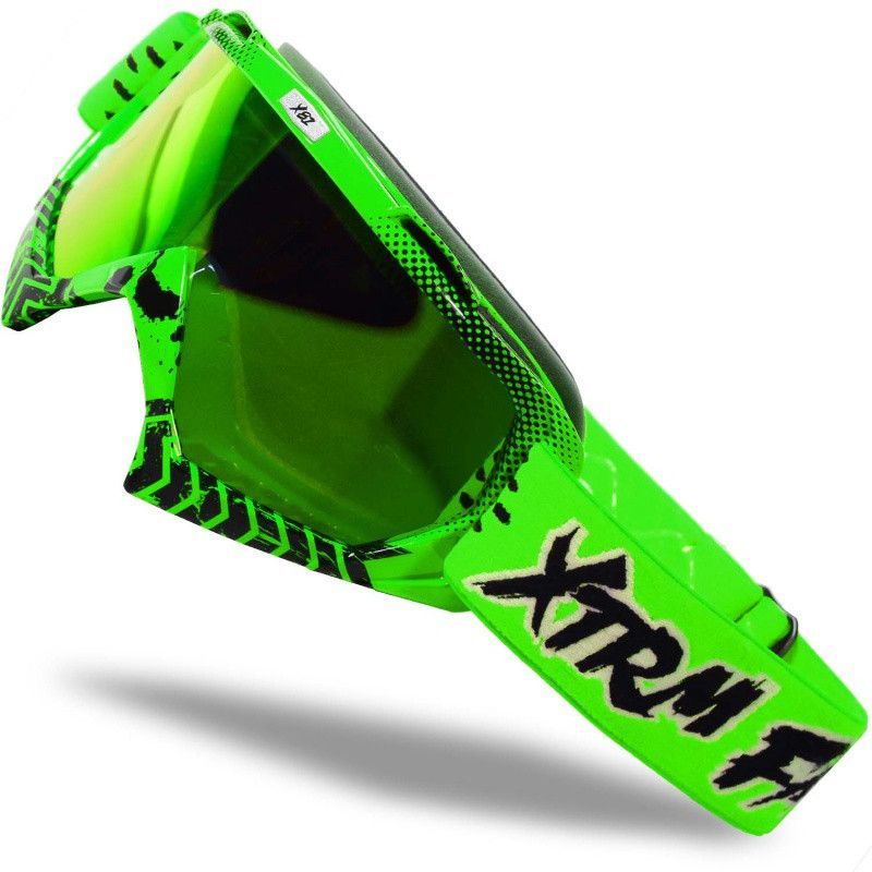 Lunette cross iridium vert taile unique Xtrm Factory 81 - Photo n°1