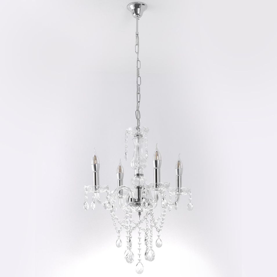 Lustre acrylique transparent Aroca - Photo n°1