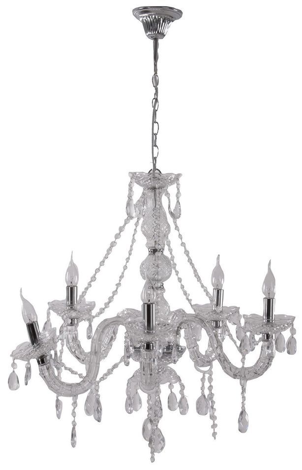 Lustre provençal métal argenté et PVC Petz 58 - Photo n°1