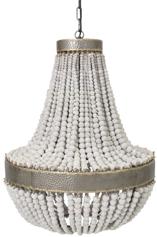 Lustre provençal métal gris vieilli Ulla - Photo n°1