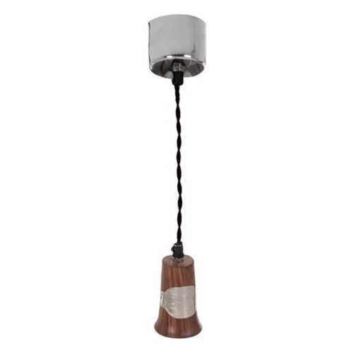 Lustre vintage bois de sésame foncé Youri 4 - Photo n°1