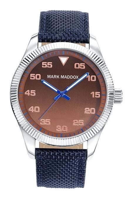 Mark Maddox Casual Hc2005-65 - Case: Stainless Steel And Solid Metal - 41 Mm - Strap: Nylon - Water Resistant:30 Meters - Photo n°1
