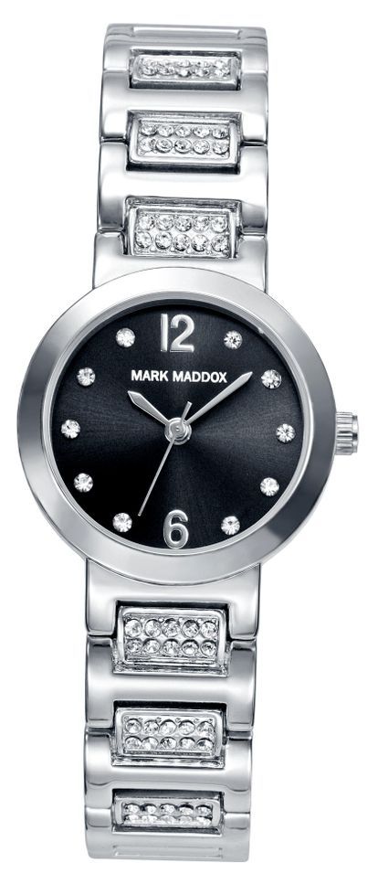 Mark Maddox Street Style Mf009-55 . Silver Pvd - 26x33 Mm - Wr 3 Atm MF0009-55 - Photo n°1