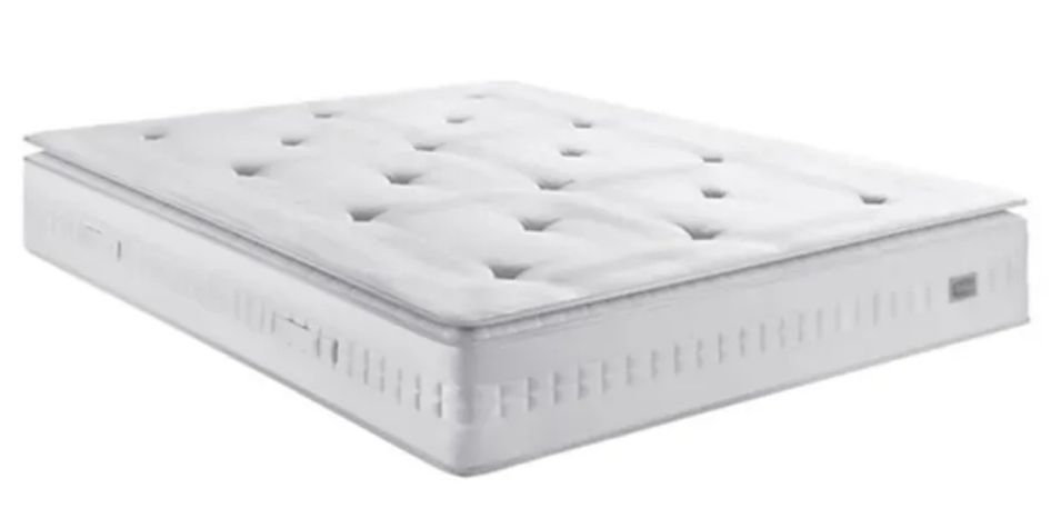 Matelas équilibré 18 cm mousse haute résilience et matelassage viscoélastique Adlann – Confort et durabilité - Photo n°1