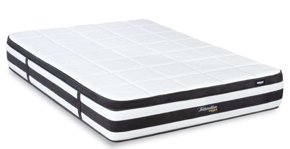 Matelas ferme 25 cm à ressorts ensachés et à mémoire de forme Fontainebleau - Confort optimal - Photo n°1