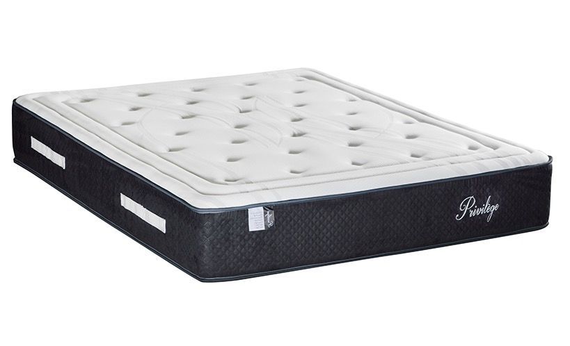 Matelas ferme 30 cm Privilège - A ressorts ensachés et mémoire de forme pour un confort inégalé - Photo n°1