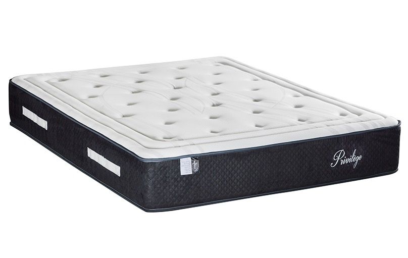 Matelas ferme 30 cm Privilège - A ressorts ensachés et mémoire de forme pour un confort inégalé - Photo n°1