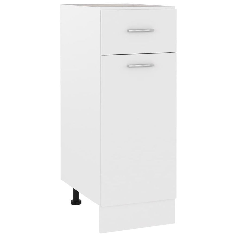 Meuble bas de cuisine Blanc 30x46x81,5 cm - Photo n°1