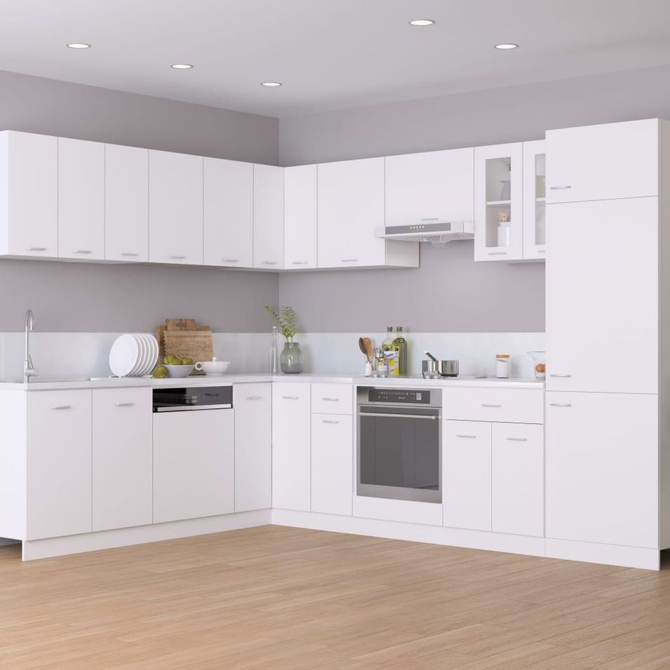 Meuble bas de cuisine Blanc 30x46x81,5 cm - Photo n°6