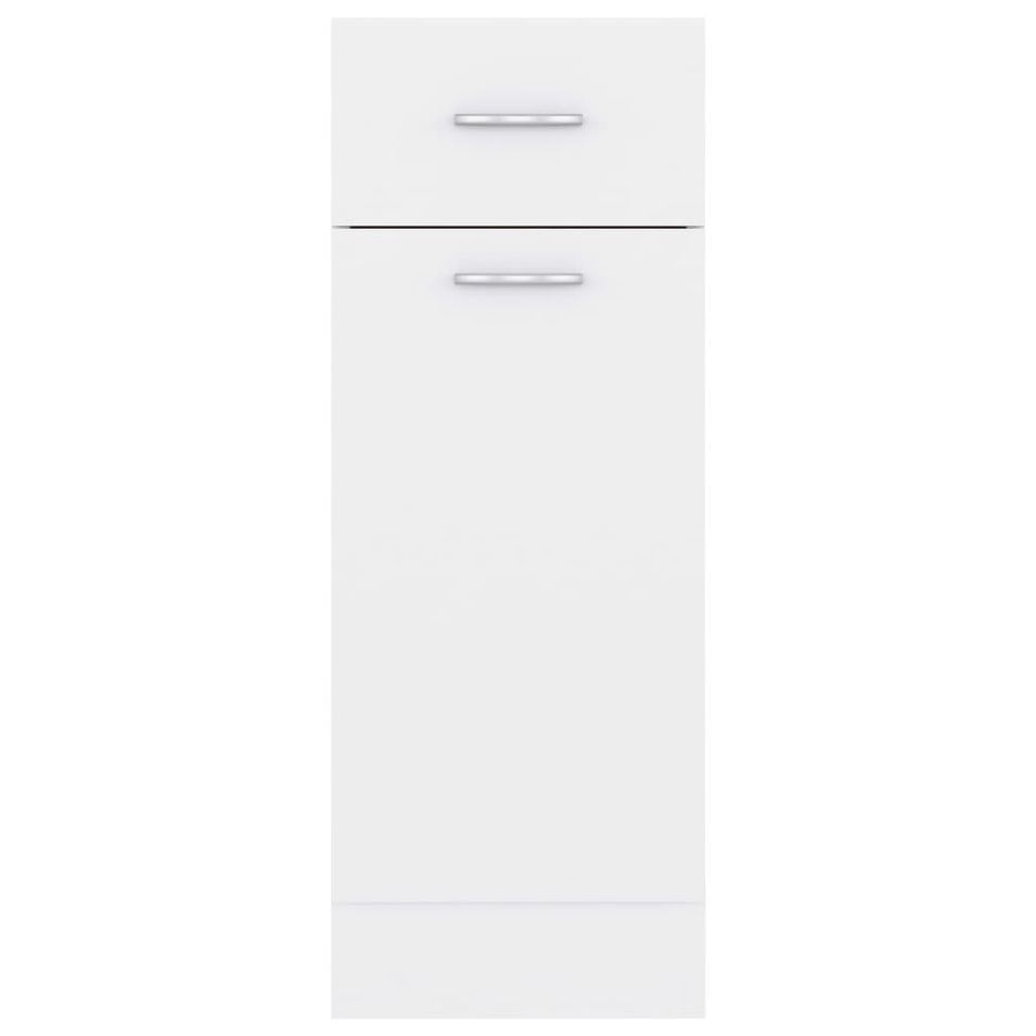 Meuble bas de cuisine Blanc 30x46x81,5 cm - Photo n°8