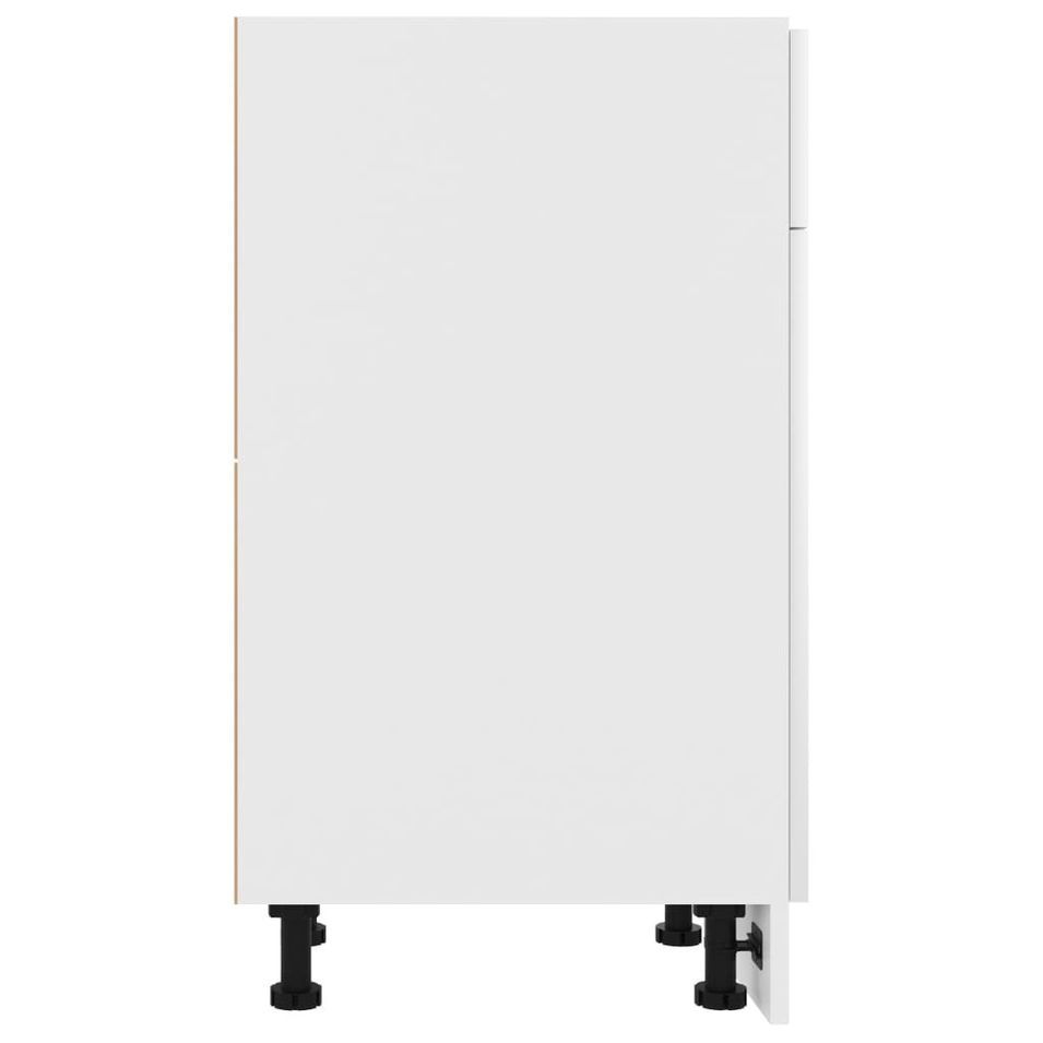 Meuble bas de cuisine Blanc 30x46x81,5 cm - Photo n°9