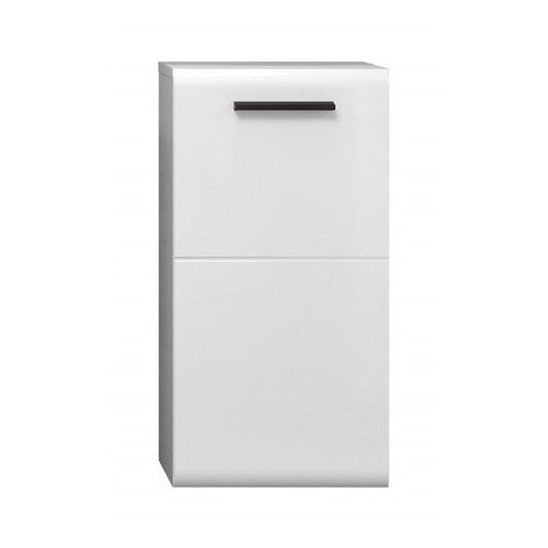 Meuble bas de salle de bain blanc 1 porte Randy L 35 cm - Photo n°1