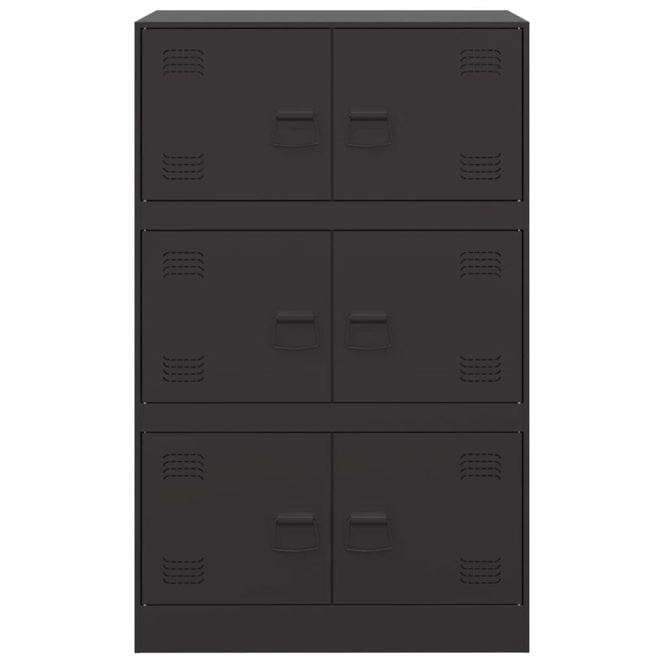 Meuble de rangement 6 portes en acier Lazard 67 cm - Style Industriel - Photo n°1