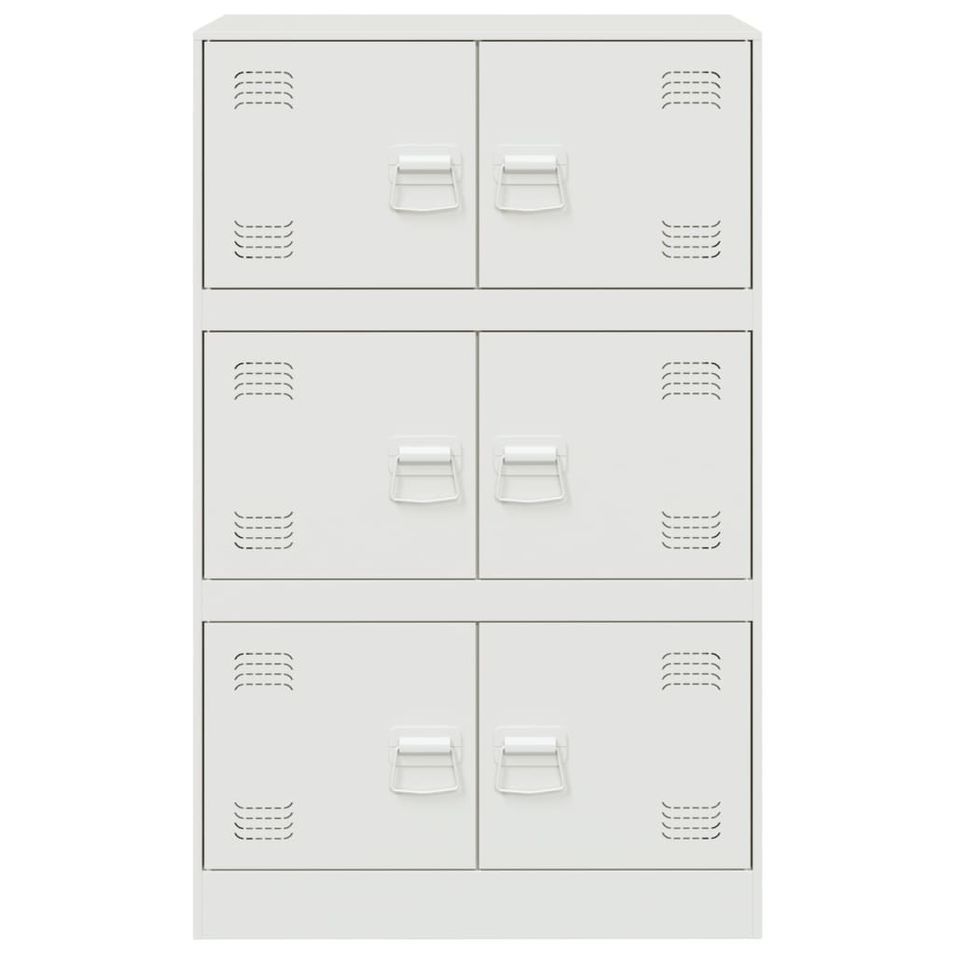 Meuble de rangement 6 portes en acier Lazard 67 cm - Style Industriel - Photo n°1