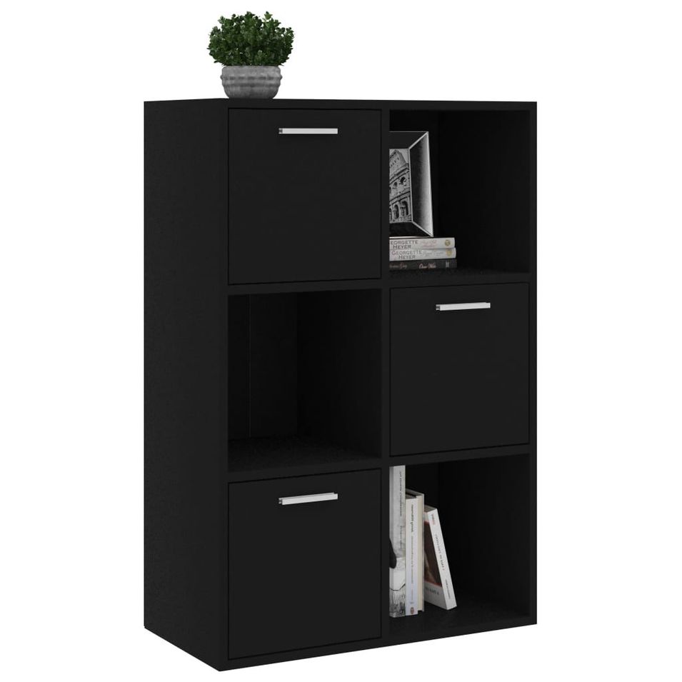 Meuble de rangement Doka 60 cm - 3 niches 3 portes - Photo n°1