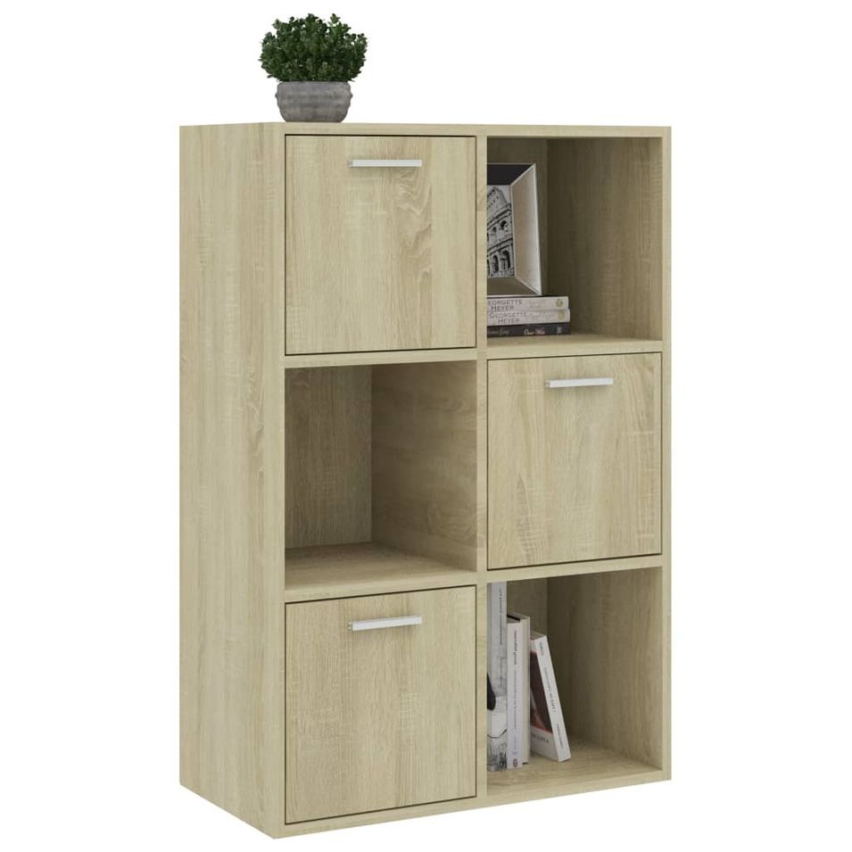 Meuble de rangement Doka 60 cm - 3 niches 3 portes - Photo n°1