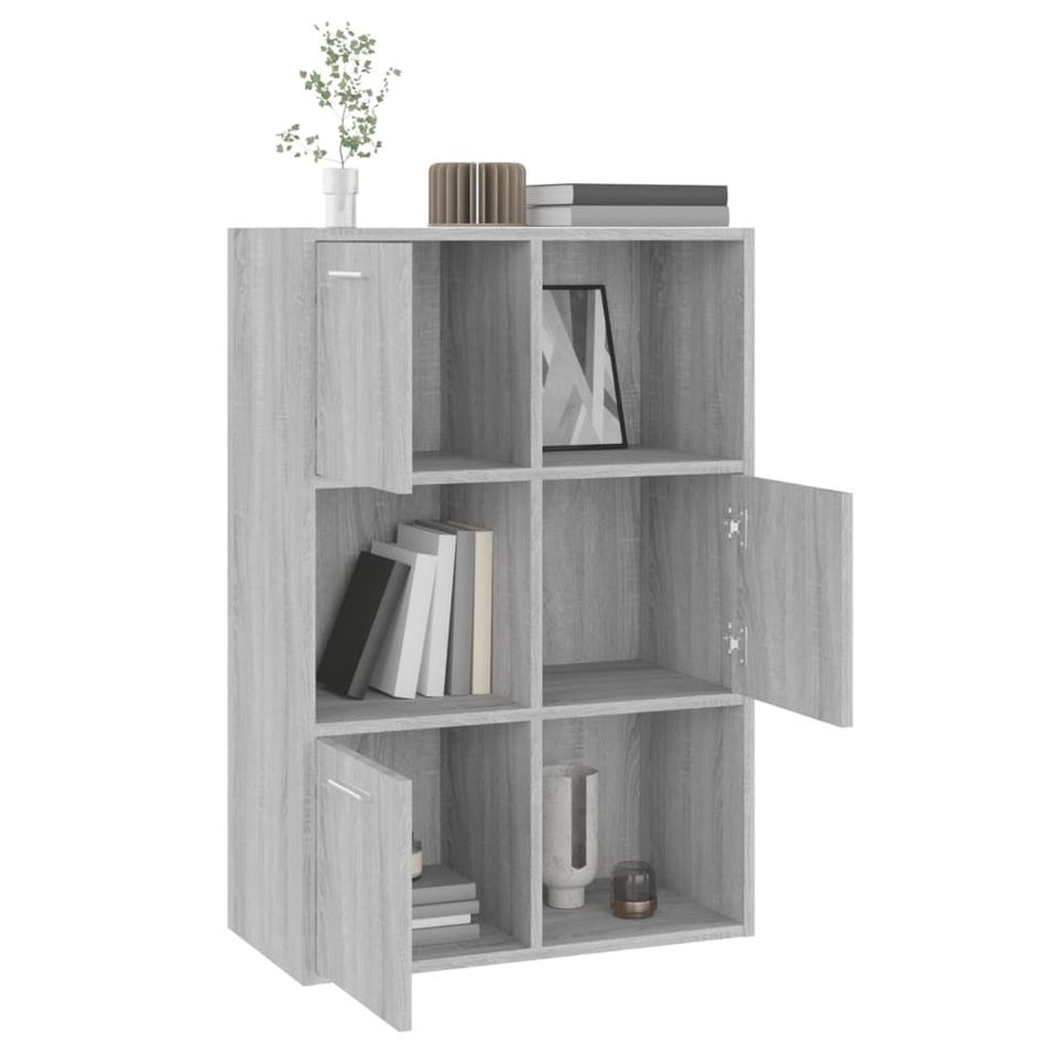 Meuble de rangement Doka 60 cm - 3 niches 3 portes - Photo n°1