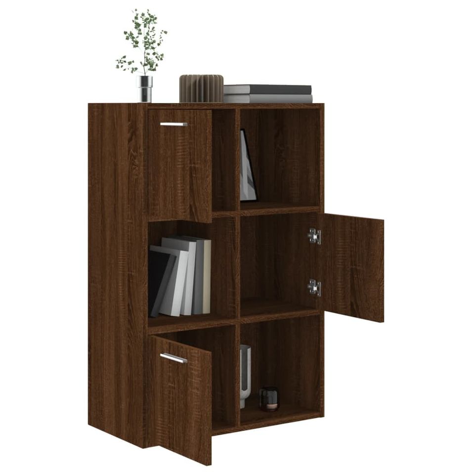 Meuble de rangement Doka 60 cm - 3 niches 3 portes - Photo n°1