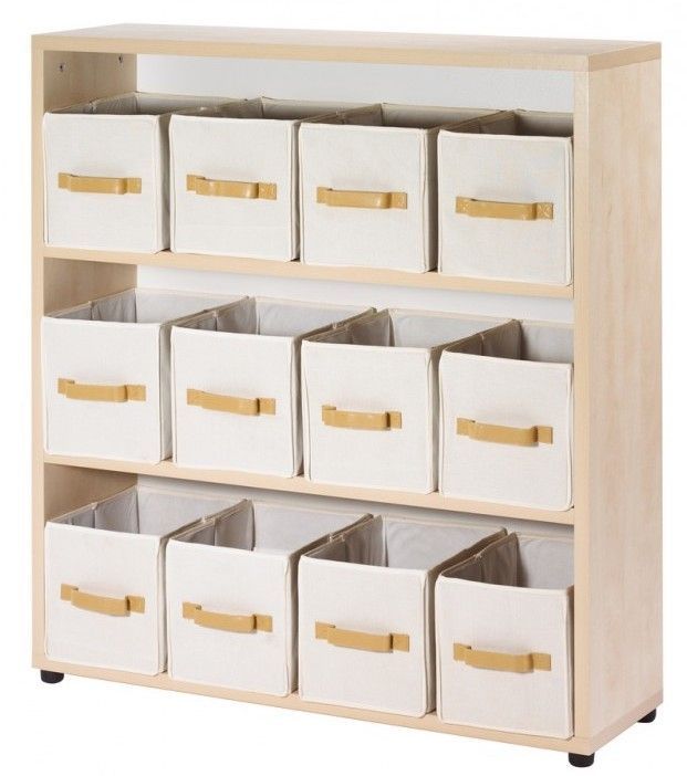 Meuble de rangement Erable 12 paniers H 111 - Photo n°1