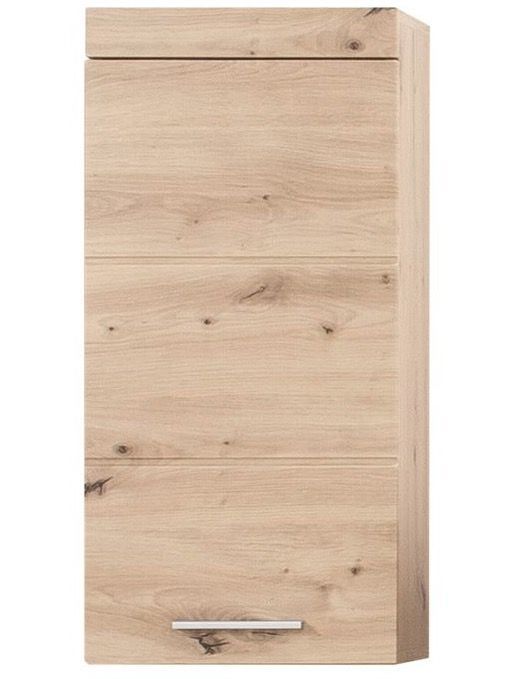 Meuble haut chêne clair 1 porte Kelia 37 cm - Photo n°1