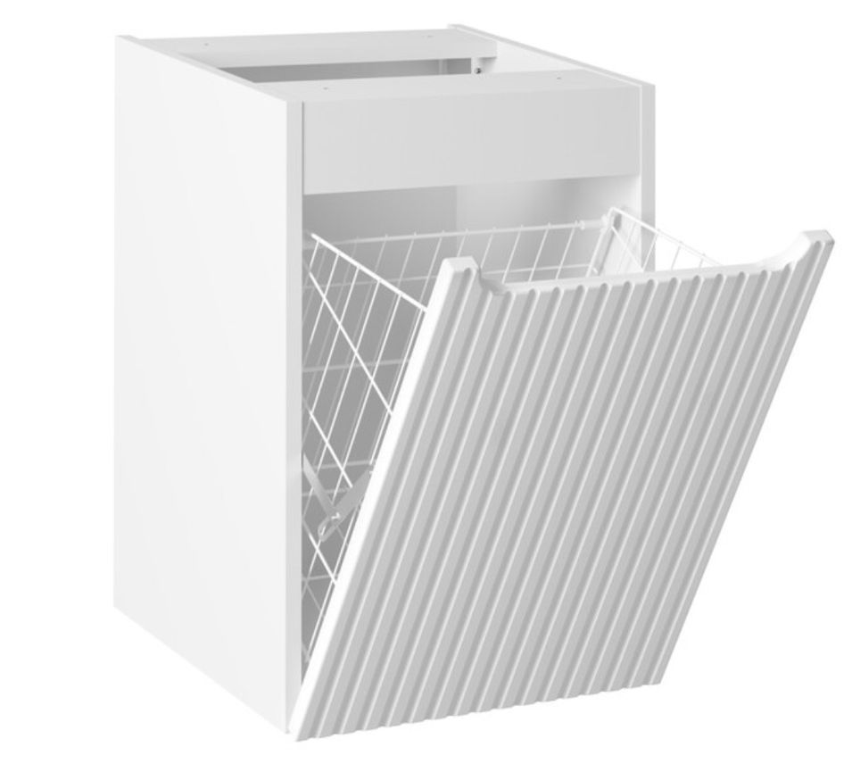 Meuble panier à linge suspendu NOVA BLANC 40 cm - Photo n°1