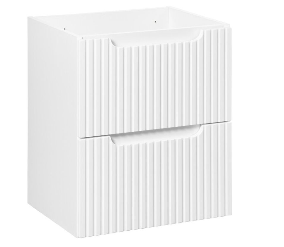 Meuble sous vasque suspendu 2 tiroirs NOVA BLANC - Photo n°1