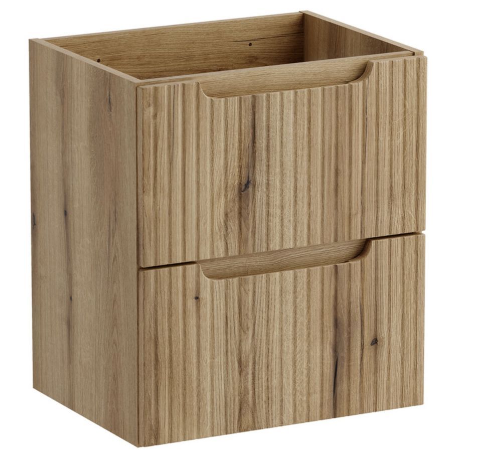 Meuble sous vasque suspendu 2 tiroirs NOVA – Meuble salle de bain moderne - Photo n°1