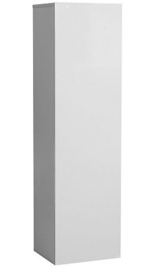 Meuble suspendu 1 porte bois laqué blanc Kela - Photo n°1