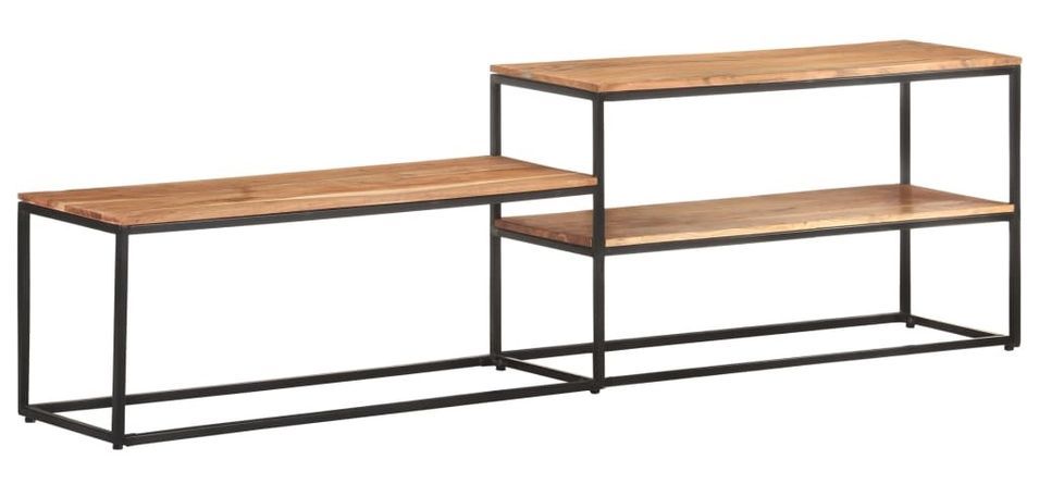 Meuble TV 180x30x50 cm Bois d'acacia massif - Photo n°1