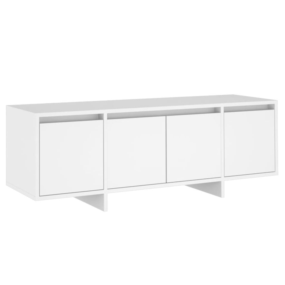 Meuble TV Blanc 120x30x40,5 cm - Photo n°1
