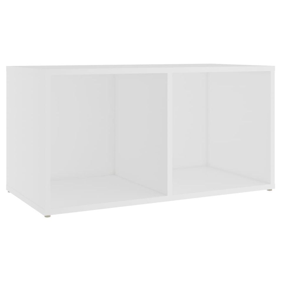 Meuble TV Blanc 72x35x36,5 cm - Photo n°1