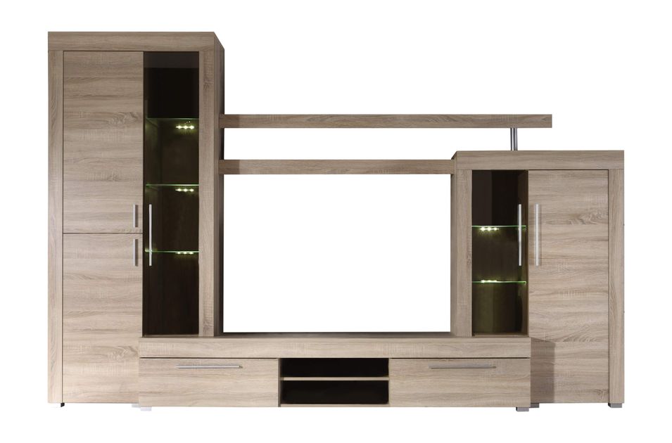 Meuble TV bois chêne de San Remo Bobya - Photo n°1