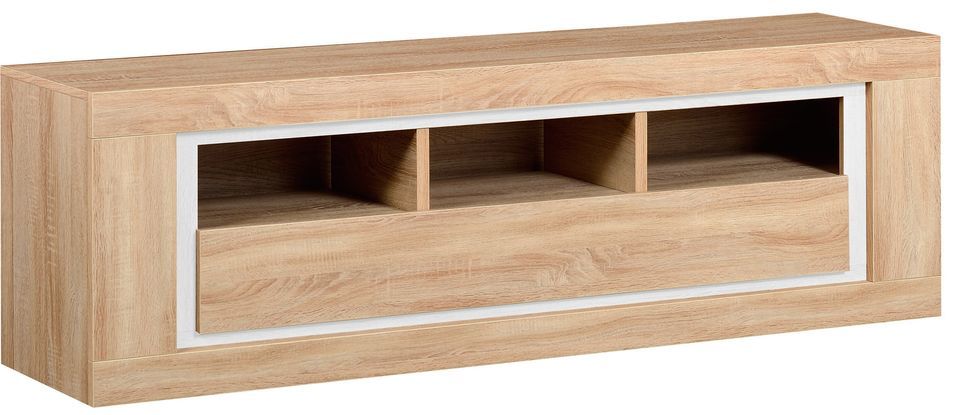 Meuble TV chêne naturel Season - Photo n°1