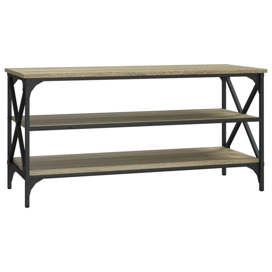 Meuble TV Chêne sonoma 100x40x50 cm Bois d'ingénierie - Photo n°1