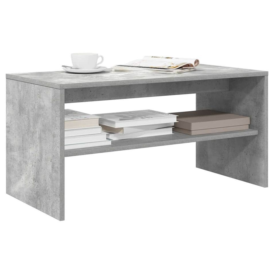 Meuble TV Gris cement 80 x 40 x 40 cm - Photo n°1