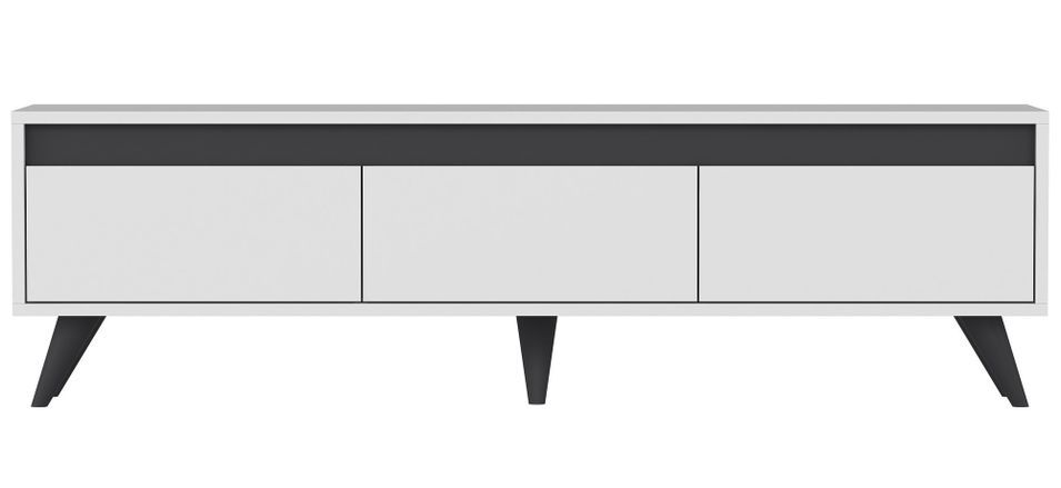 Meuble TV moderne 3 portes battantes Korpa 150 cm - Photo n°1