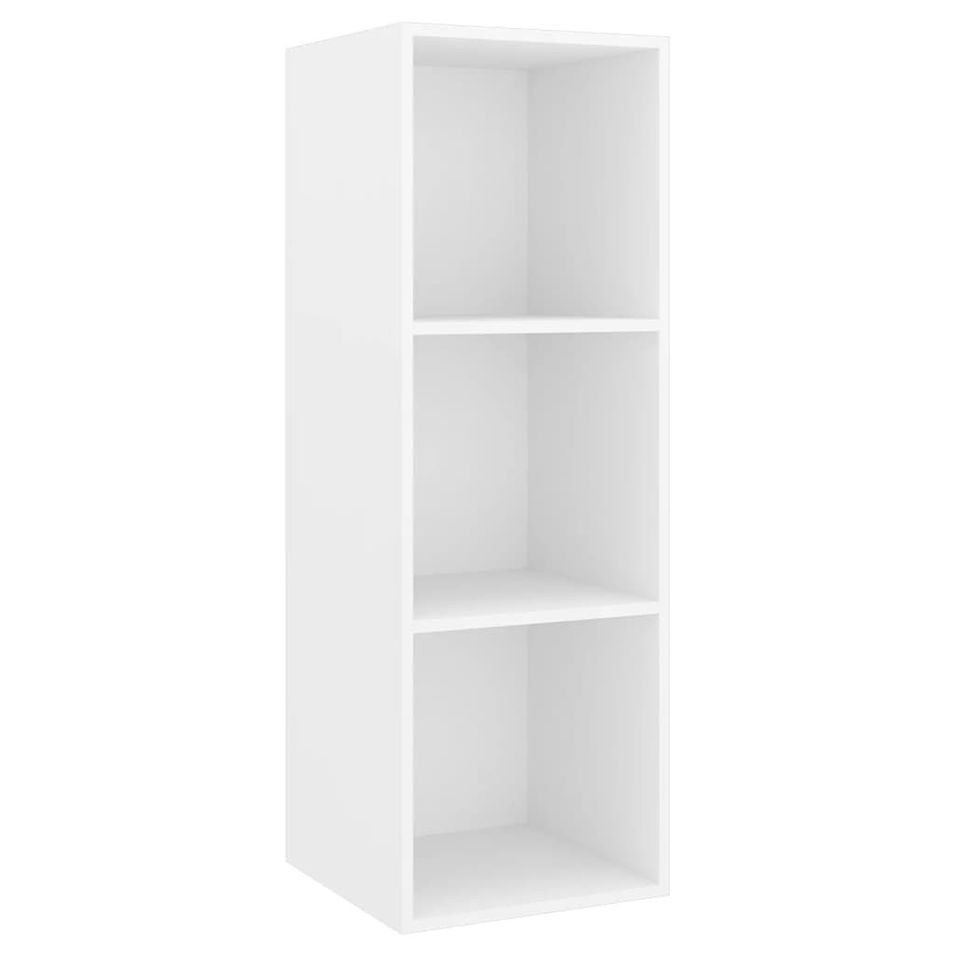 Meuble TV mural Blanc 37x37x107 cm - Photo n°1