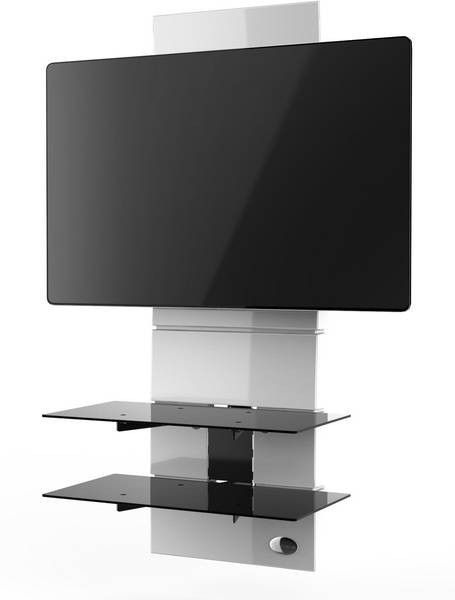Meuble TV mural Ghost design 3000 blanc - Photo n°1