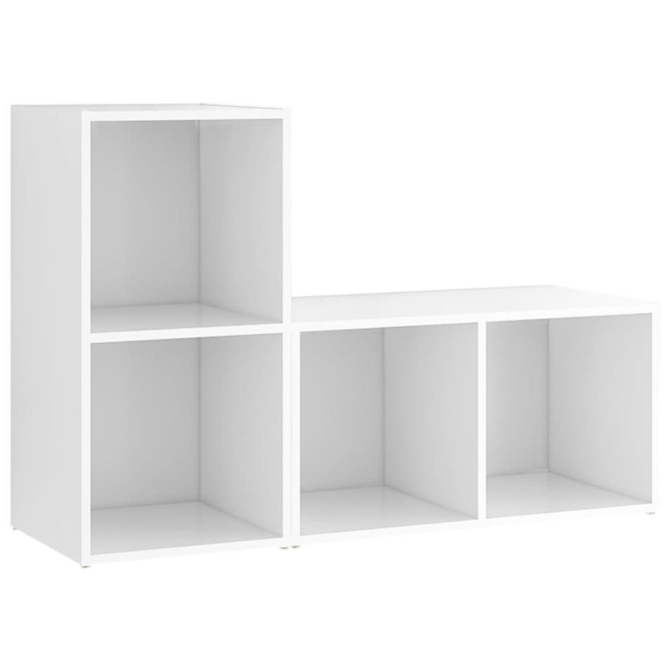 Meubles TV 2 pcs Blanc 72x35x36,5 cm 2 - Photo n°1
