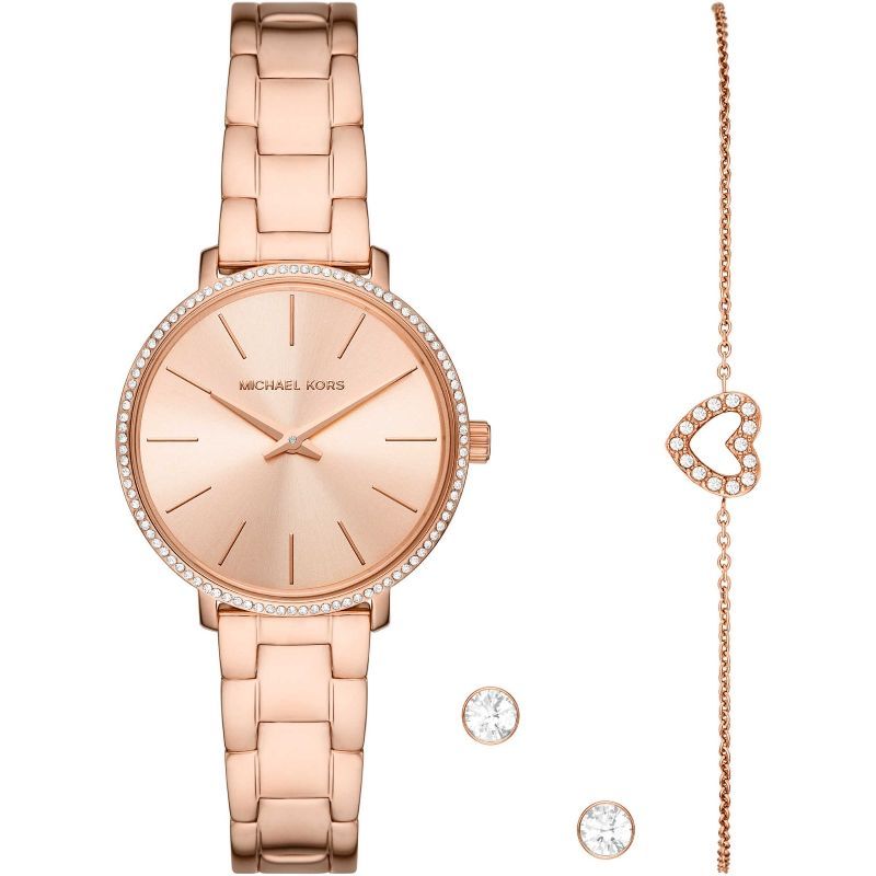Michael Kors Pyper Special Pack (watch-bracelet-earrings) MK1040 - Photo n°1