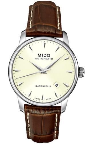 Mido Baroncelli Ii Gent Automatic Data 38mm Swiss Made M8600.4.26.8_ - Photo n°1