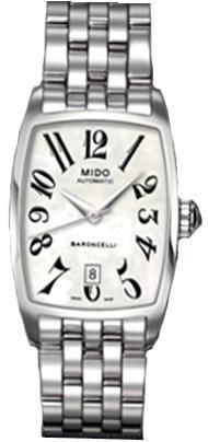 Mido Baroncelli Tonneau Lady Automatic Data 24 Mm X 29 Mm Swiss Made M003.107.11.112.00 - Photo n°1